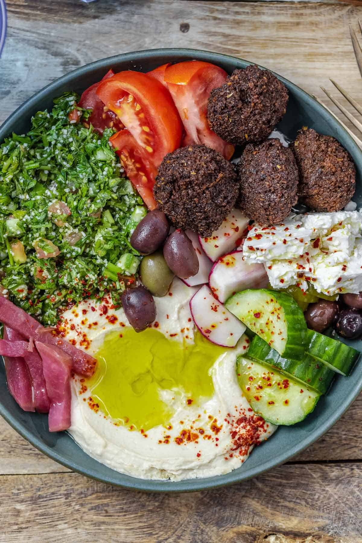 Power Up Your Plate: Nutrient-Rich Falafel Bowls with Dairy & Plants